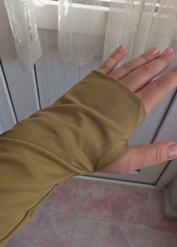 diğer Beden haki yeşil Kapüşonlu Fermuarlı Kadın Ceket