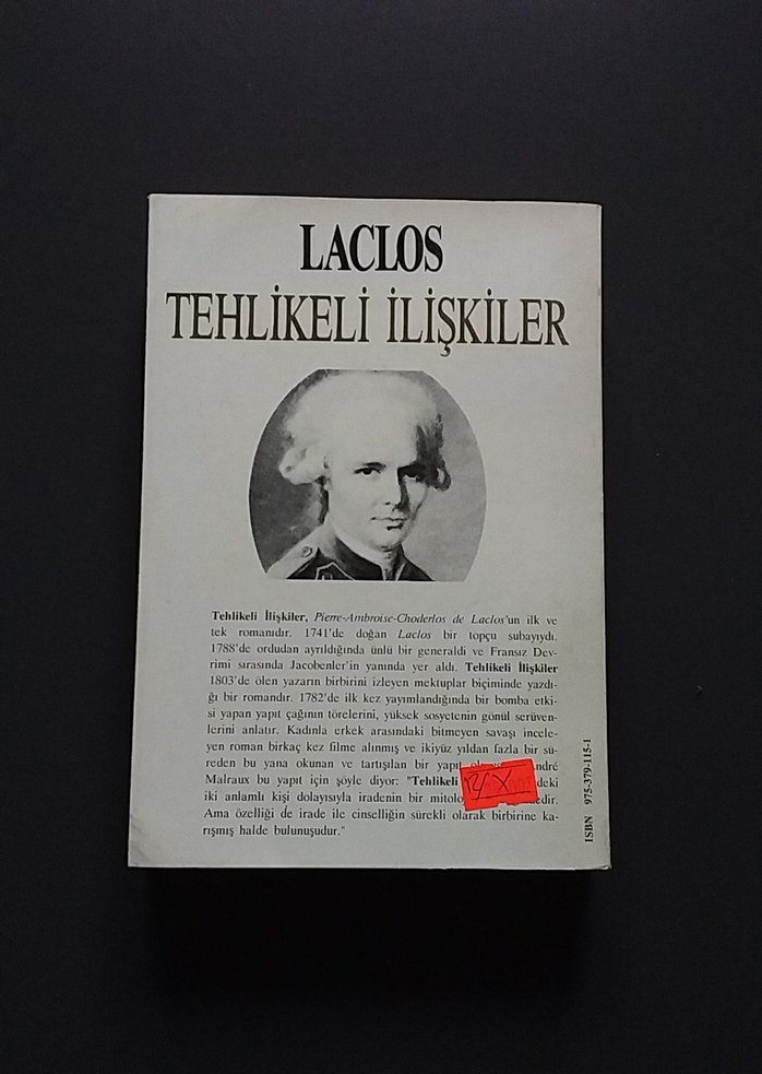 Laclos - Tehlikeli İlişkiler Romanı - Görsel 2