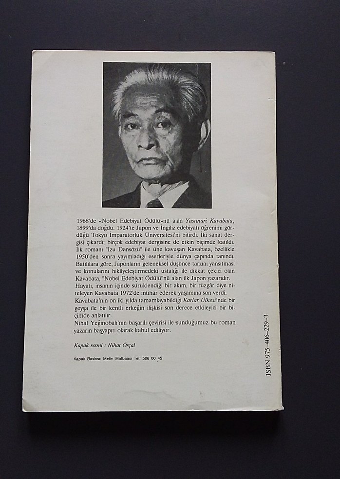 Yasunari Kavabata - Karlar Ülkesi Romanı - Görsel 2
