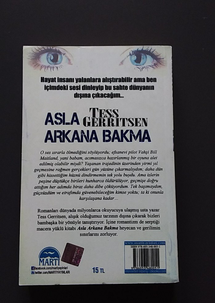 Asla Arkana Bakma - Tess Gerritsen - Görsel 2