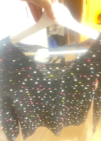 s Beden çeşitli Renk Çok Renkli Örgü Kadın Sweatshirt