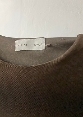 Kahverengi Drapeli Uzun Kadın Elbise - Görsel 5