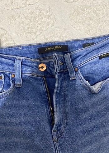 Kadın Mavi Normal Boy Denim Jean - Görsel 2