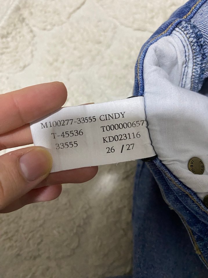 Kadın Mavi Normal Boy Denim Jean - Görsel 4