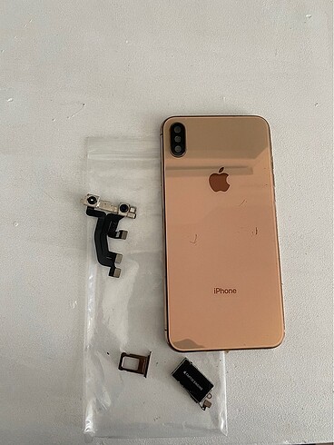 İphone Xs Max kasa - ön kamera face ıd - taptic engine - sim tep