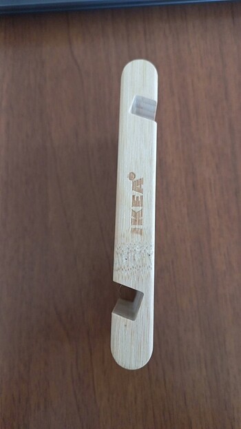 Tablet telefon standı bambu  - Görsel 4