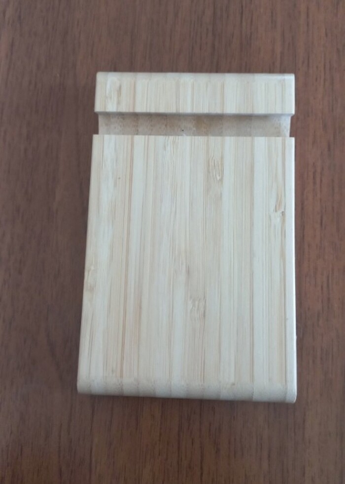 Tablet telefon standı bambu  - Görsel 5