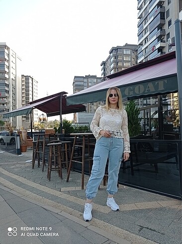 Kargo pantolon file kazak