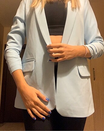 Bebe Mavi Blazer Ceket