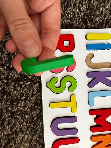Beden Çocuk ahşap puzzle