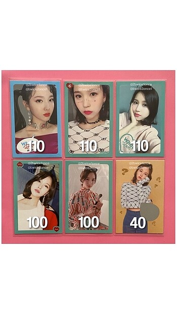 Mina nayeon twice what is love pc photocard