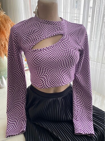 Kareli desen crop