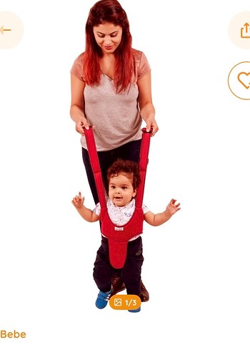 Kırmızı Bebek Yürüyüş Destekçisi