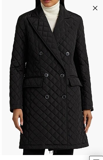 Ralph Lauren Kadın Kapitone Trençkot Small