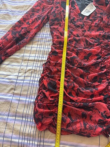 m Beden çeşitli Renk Trendyol Alaçatı Şifon drapeli Elbise 38 Beden