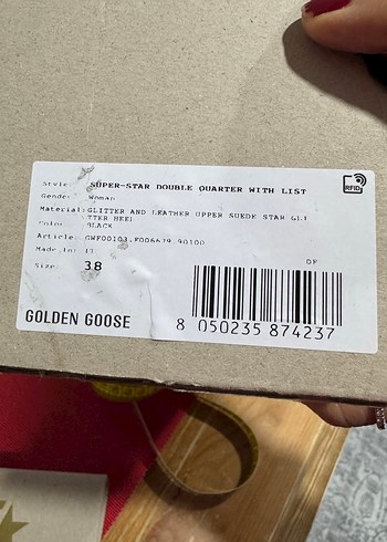 Golden Goose Super Star Orijinal 38 Beden - Görsel 9