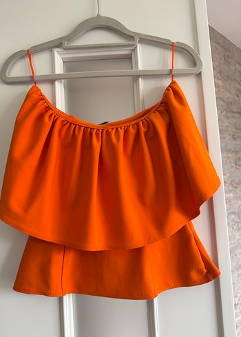 Zara Kadın Straplez Bluz - Görsel 2