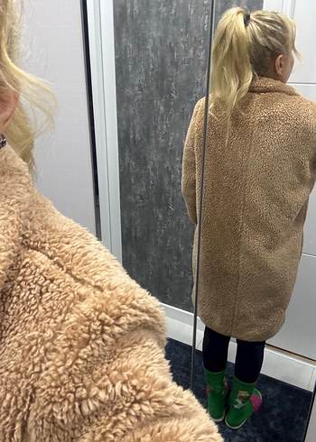 Addax Teddy uzun peluş kaban - Görsel 2