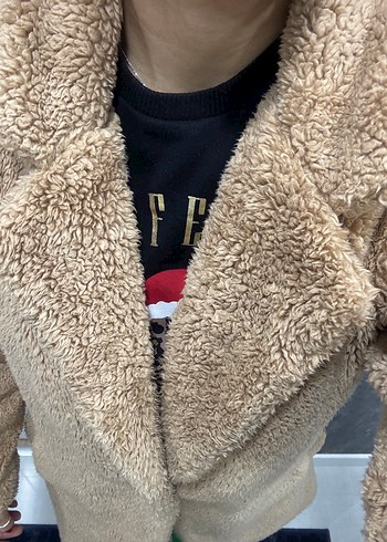 Addax Teddy uzun peluş kaban - Görsel 3