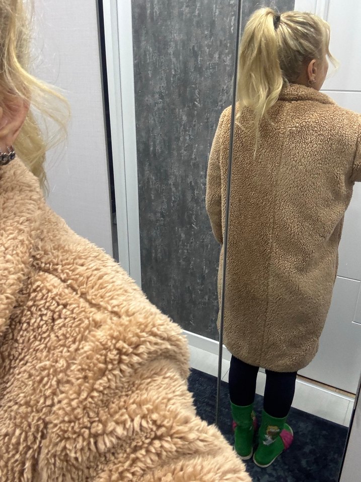 Addax Teddy uzun peluş kaban - Görsel 2