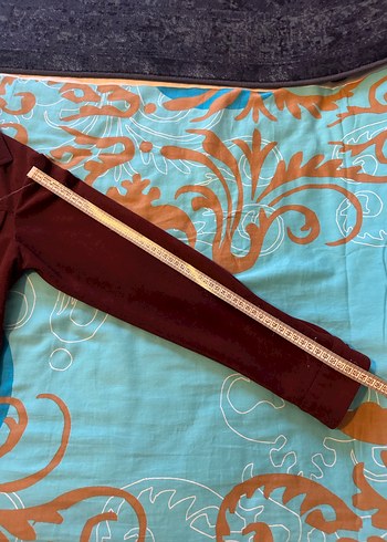 Düğmeli Bordo Süet Kadın Ceket - Görsel 5