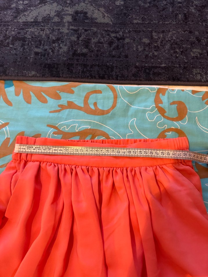 Mango turuncu uzun etek - Görsel 3