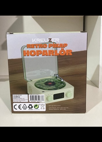 Yeşil Retro Pikap Hoparlör - Görsel 8