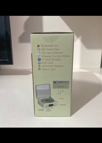 Yeşil Retro Pikap Hoparlör - Görsel 7