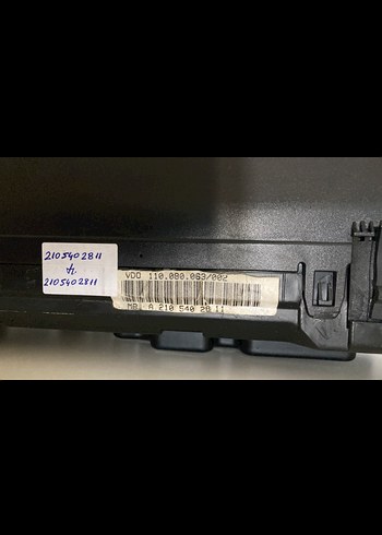 Mercedes W210 Gösterge Paneli - Görsel 6