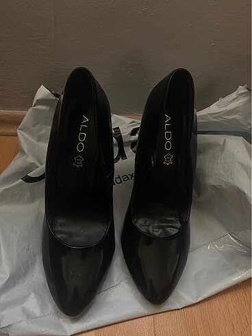 Aldo Siyah Rugan Stiletto