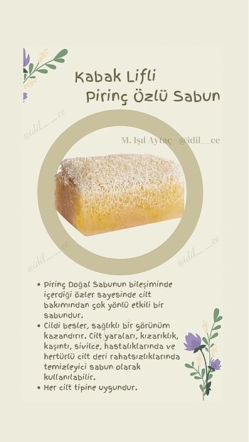Kabak lifli sabun Drclınıc