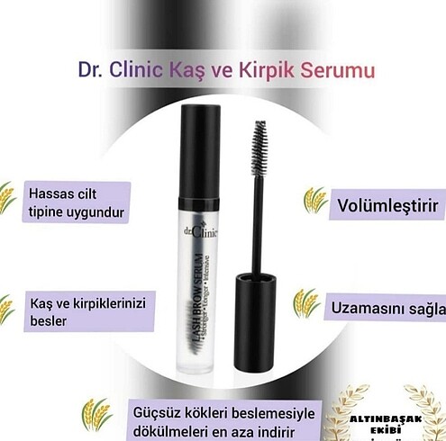 Beden Kaş kirpik serumu Drclınıc