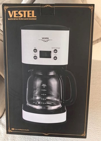 Vestel Beyaz Filtre Kahve Makinesi