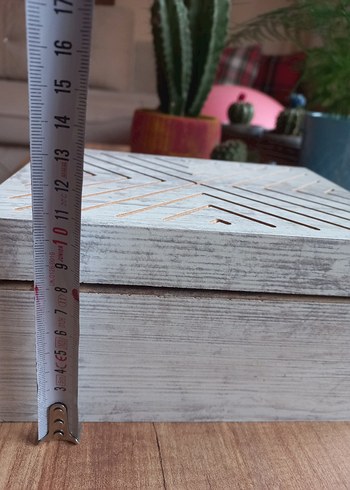 Ahşap dekoratif sandık - Görsel 4