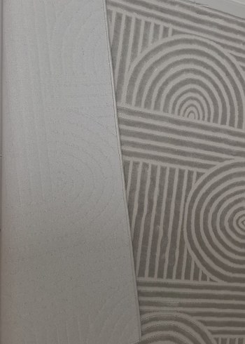 Gri Soyut Desenli Modern Halı - Görsel 3