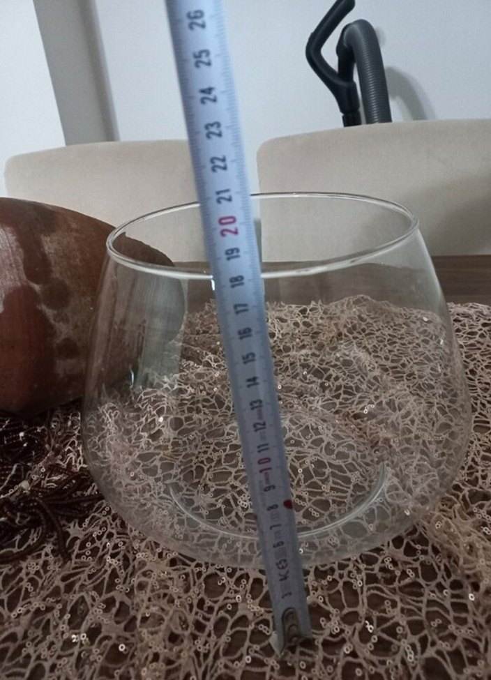 5 lt cam fanus akvaryum - Görsel 2