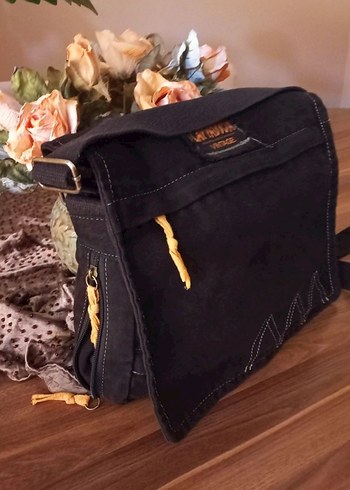 Diğer Cappadocia Vintage Siyah Erkek Messenger Çanta
