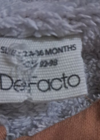 Düğmeli Kahverengi Bebek Kız Mont - Görsel 2