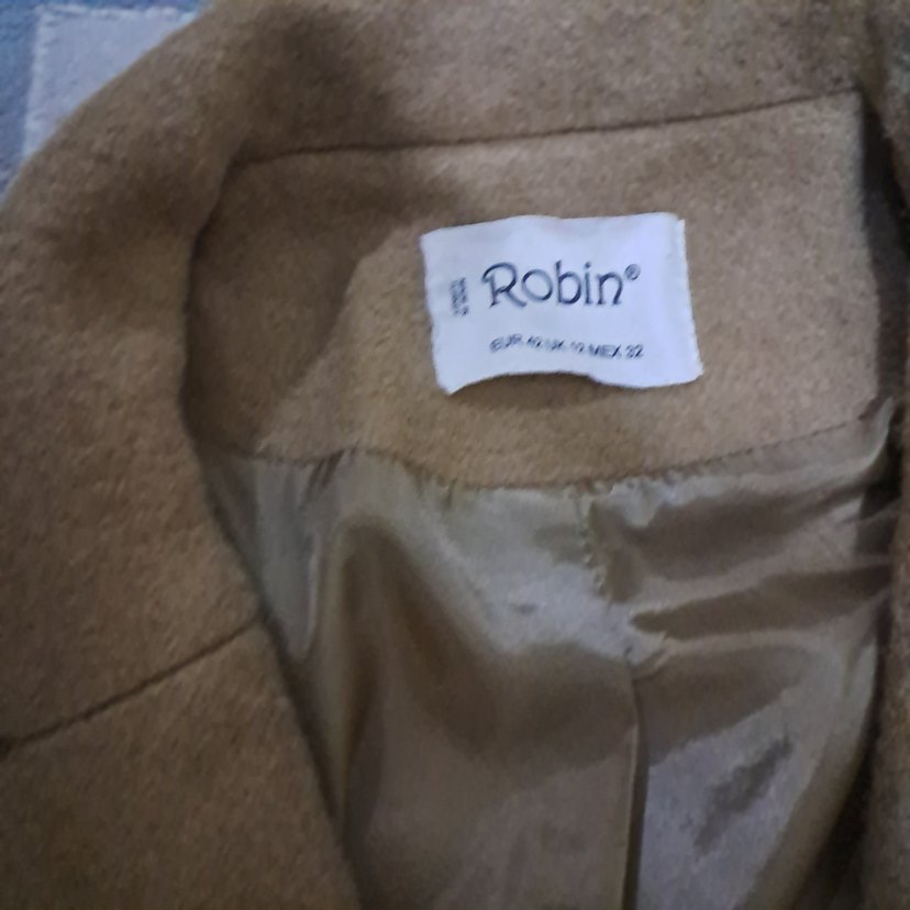 Bej Süet Uzun Kadın Kaban - Görsel 3