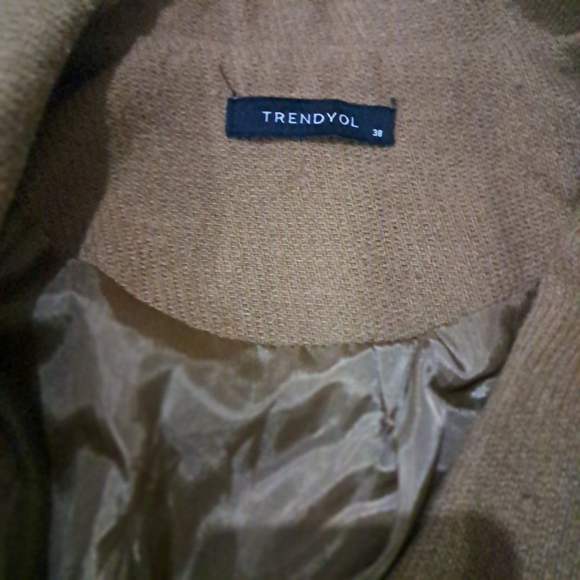 Bej Süet Mini Kadın Ceket - Görsel 4