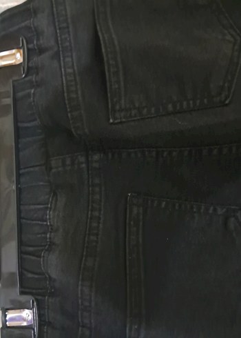 Siyah Beli Lastikli Kız Çocuk Pantolon - Görsel 3