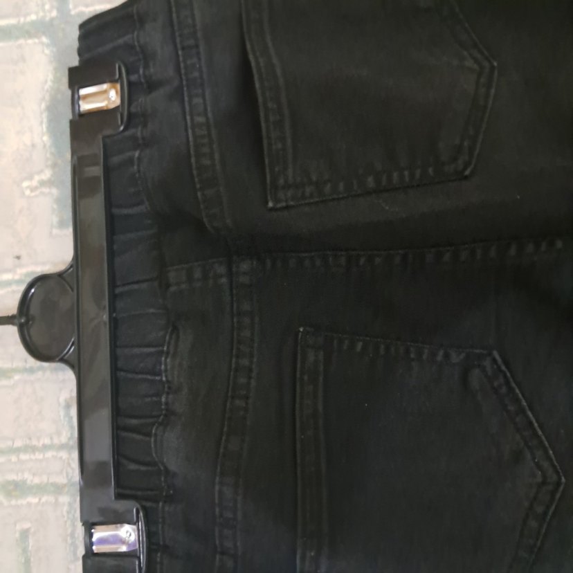 Siyah Beli Lastikli Kız Çocuk Pantolon - Görsel 3