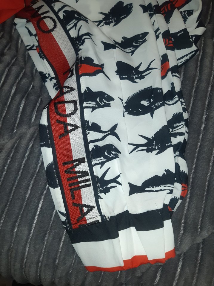 Prada Milano Baskılı Fermuarlı kadın  Pijama Takımı - Görsel 5