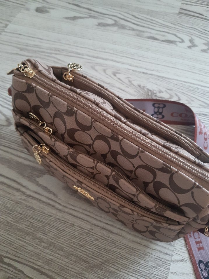 Kahverengi Baskılı Kadın Çanta - Görsel 2