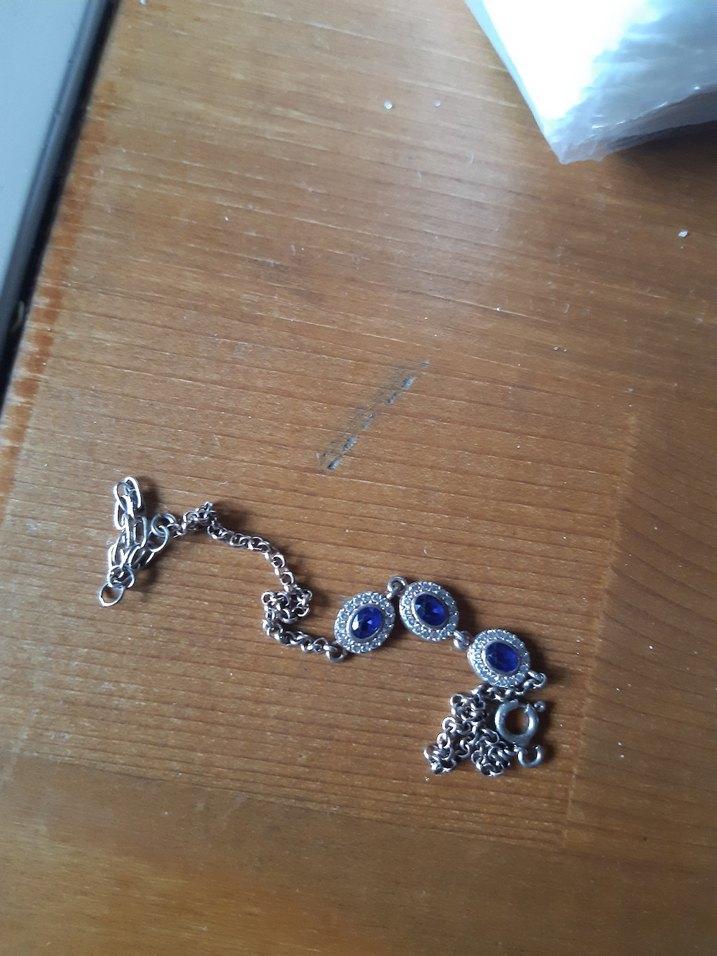 nazar boncuklu gümüş künye - Görsel 3