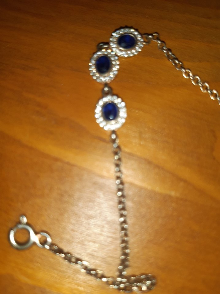 nazar boncuklu gümüş künye - Görsel 2