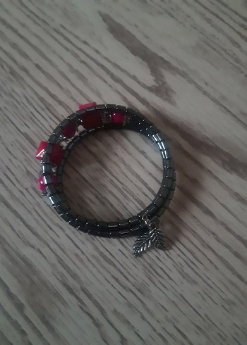 Pembe Boncuklu Bohem Kadın Bileklik - Görsel 3