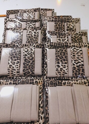 Beden Leopar desenli çift kişilik nevresim takımı