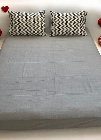Beden Zigzag desenli nevresim takımı