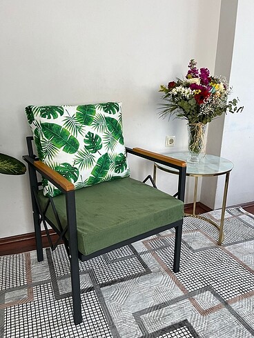 Bahçe balkon cafe restorant çayseti Minder kılıfı